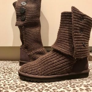 Brown UGG Cardi Boots in Sz 8!